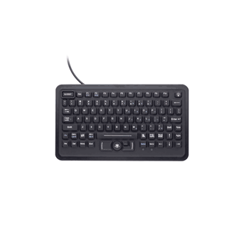 Panel Mount Keyboard with Emergency Key MIL-STD-461G standards and NEMA 4X, Certifications: NEMA 4X, CE UL60950, FCC Part 15 Class B, MIL-STD-461-E