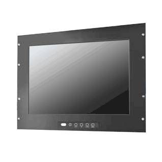 Military rack mount, 8U Rackmount LCD (3mm Metal Front Bezel), 17.3" LCD monitor, 1920 x 1080, LED, 200 nits  VGA + DVI Input, Front OSD and Handle, VESA Mounting & Built in Power Supply w/o-stand & speaker with EMI Mesh Coating, Military Grade Power Connector (MIL-DTL-38999/1), MIL-461E, MIL-STD-810F, Operation Temp: -20C to + 55C (MODEL: EMRW1730)
