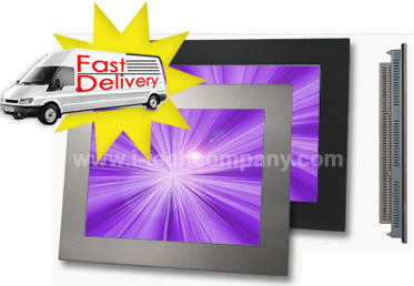 NEMA4 21" Panel Mount LCD Monitor (Stainless Steel Bezel) with acrylic protective window (Model: HPM2100S)