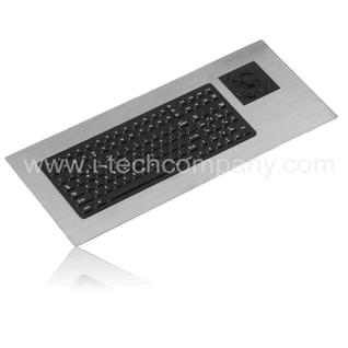 Nonincendive Safe Panel Mount Keyboard with HulaPoint II (Model: PM-2000-NI)