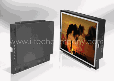 Open frame, 19" LCD monitor, 1280 x 1024, 1000 nits (Model: EOP1900HB)
