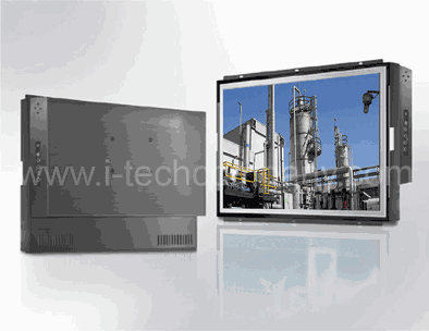 Open Frame, 19" LCD monitor, 1280 x 1024, LED 300 nits, VGA input, wide viewing angle (Model: EOP1900L-WV)