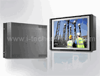 Open frame, 6.5" LCD monitor, 640 x 480, LED 400 nits  VGA Input wide Temperature -30 to 80C  with 5 Wire Resistive Touch Screen and USB Controller (Model: EOP640WT-TR)