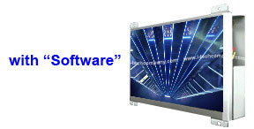 Open Frame 7" LCD Digital Signage Networked Player with Management software. Model: (WOP7000A1-DMG)