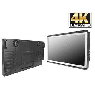 Open Frame 75" LCD monitor, 3840 x 2160, LED 350 nits, 1 x VGA + 5 x HDMI + 1 x DP input with Projective Capacitive Touch (1-2mm) USB Controller (Model: EOPW7500-4K-PCT)