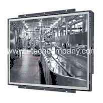 Open Frame Metal Housing, 4:3 21.3" LCD monitor, 1600x1200, 500nits, VGA+DVI+HDMI input, Side OSD