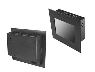 Panel Mount 10.1" Wide LCD monitor, 1920 x 1200, 400 nits, WV(178/178), WT(-20C~60C), VGA+DVI+HDMI, top OSD, including rear screw/Clamp/VESA Mount