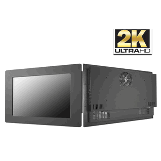 Panel Mount, 32" LCD monitor, 2560 x 1440, LED 350 nits, 1 x VGA + 5 x HDMI + 1 x DP input with Projective Capacitive Touch (1-2mm) USB Controller. (Model: EPMW3200-2K-PCT)