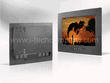 Panel Mount (Metal-5mm), 17" LCD monitor, 1280 x 1024, 300 nits VGA Input, Front OSD, including rear screw/Clamp/VESA Mountwith IR touch Screen with 2mm glass and USB Controller (Model: EPMF1700-IR)