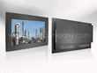 Panel Mount, 21.5" LCD monitor, 1920x1080, LED 300 nits, VGA input with 5 Wire Resistive Touch Screen and USB Controller (Model: EPMW2155D-FHD-TR)