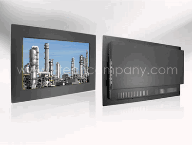 Panel Mount, 21.5" LCD monitor, 1920x1080, LED 250 nits, VGA input with IR touch Screen with 2mm glass and USB Controller (Model: EPMW2155D-FHD-IR)