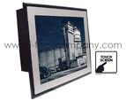 Panel Mount PC, 15"  ( LED LCD ),XGA 1024 x 768, 8wires Resistance Touchscreen w/ Intel Core2Duo socket (Model: LPC151CD)