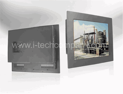 Panel PC IP65 Front, 15" LCD monitor, 1024x768, LED-350nits, VGA, WV(170/170 MVA), WT(&#65123;30&#8451;~80&#8451;) , Intel Core H61 i5-2390T Processor 3.5 GHz (Model: EMC1500WT-i5)