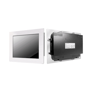 Panel PC IP65 front Stainless Panel Mount, 19" LCD monitor, 1280 x 1024, LED 1000 nits, Wide Viewing Angle Intel Core i3, Intel H61, 2 x DDR3 SO-DIMM 1 x VGA,1 x HDMI, 2 x COM, 6 x USB2.0, 2 x LAN, 1 x PS2, Mic-in, Line-Out (Model: EMCS1900WTWVHB-i3)