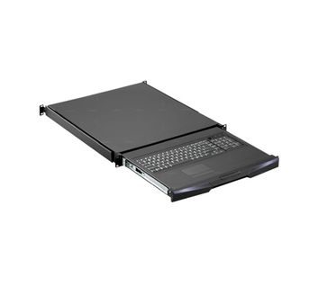 1U Rackmount USB Keyboard 8-port KVM with 8pcs NB-6 KVM Cable, Notebook Key w/ Touchpad