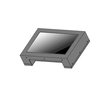 Rugged 12.1" Touch Military Grade Monitor, 1280 x 800 Resolution, 1000nits, 1 xHDMI, 1 x VGA, 1 x AC, AC90~264V Power Input