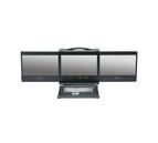 Rugged 3-LCD Screen Portable Computer System 17" 1920x1080  High Resolution LED LCD with Tempered Glass Protection (No M/B, CPU, MEM, HDD, DVDRW and OS) chassis enclosure w/o internal components like M/B, CPU, MEM, HDD, DVDRW and OS, w/o PSU 