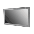 Rugged Completely Sealed Full IP66/NEMA4X 24" Stainless Steel Chassis/Surface Mount Normal Brightness  300 nits 1920x1080 with 5 Wire Resistive Touch Screen and USB Controller based on Default 3 set waterproof connectors Waterproof connectors & cables: DVI,VGA USB for Touch & Power 6ft long only with external 100~240V AC + adapter (Model: CCHW2400-SIP-TR)
