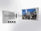 Rugged Completely Sealed Full IP66 Stainless Steel Chassis 17.3" Wide LCD monitor , Resolution 1920 x 1080, 1000 nits, Intel Core i5-3610ME Processor with 5 Wire Resistive Touch Screen and USB Controller (Model: ECHW1730HB-SIP-i5-TR)