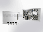 Rugged Completely Sealed Full IP66 Stainless Steel Chassis 22" Wide LCD monitor , Resolution 1680 x 1050, 250 nits, Intel Atom BayTrail, Celeron-J1900 quad cores Processor with 5 Wire Resistive Touch Screen and USB Controller (Model: ECHW2200-SIP-BT-TR)