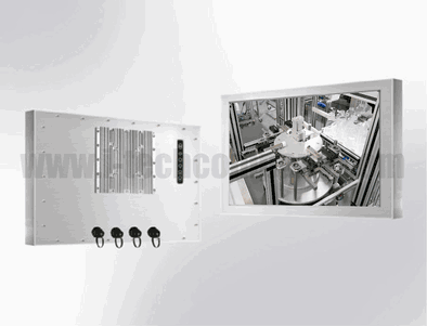 Rugged Completely Sealed Full IP66 Stainless Steel Chassis 24" Wide LCD monitor , Resolution 1920 x 1080, 250 nits, Intel Core i5-3610ME Processor (Model: ECHW2400A-SIP-i5)