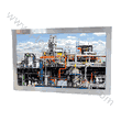 Rugged Completely Sealed Full IP66/NEMA4X Stainless Steel Chassis/Surface Mount, 42"  LCD monitor , 1920 x 1080, 1000 nits, with Glass, VGA and DVI input with Projective Capacitive Touch (1-2mm) USB Controller (Model: CCHW4200HB-SIP-PCT)