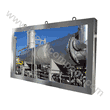 Rugged Completely Sealed Full IP66/NEMA4X Stainless Steel Chassis/Surface Mount, 46"  LCD monitor , 1920 x 1080, 450 nits, with Glass, VGA and DVI input. (Model: CCHW4600-SIP)