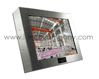 Rugged Completely Sealed IP66/NEMA4X Stainless Steel Chassis/Surface Mount Water/Dust proof 15" High Brightness Panel PC LCD monitor LED backlight, 1024 x 768, 350 nits, with 2mm AR glass and DVI input with Integrated with i5 processor QM77 2.7 GHz (Model: SCH1500-SIP-PC5)