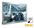 Rugged Completely Sealed IP66/NEMA4X Stainless Steel Chassis/Surface Mount Water/Dust proof 32" High Brightness Panel PC LCD monitor LED backlight, 1920 x 1080, 1000 nits, with 2mm AR glass and DVI input, Integrated with i5 processor QM77 2.7 GHz, IR touch Screen and USB Controller (Model: SCHW3200HB-SIP-PC5-IR)