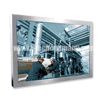 Rugged Completely Sealed IP66/NEMA4X Stainless Steel Chassis/Surface Mount Water/Dust proof 32" LCD monitor LED backlight, 1920 x 1080, 500 nits, with 2mm AR glass, VGA and DVI input with IR touch Screen and USB Controller (Model: SCHW3200-SIP-IR)