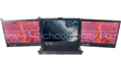 Ruggedized 3U Triple LCD/KB Drawer 26" Deep w/ 3 x 17" Wide 1920x1200 (WUXGA) Monitors (Model: DRP3DW17-HC0001-02)