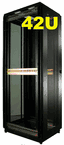 Server Cabinet Rack Enclosures 42U, 32"Deep (Model: MR6842)