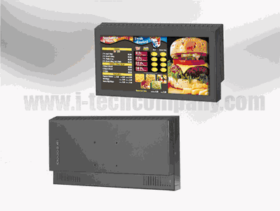 Stretch Display, Chassis 16" LCD monitor, 1280x645, CCFL-300nits, VGA input, (1/2 cut of 1280x1024) (Model:ECHS1600)