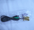 USB/PS2 Combo keyboard drawer 6' external cable for NK series Keyboard. (Model: KC-6Combo)