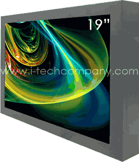 V Series 19" Chassis Mount Sunlight Readable TFT LCD (Brightness: 850nits, Res.: 1280 x 1024, Contrast Ratio: 760:1) (Model: VCHH1900Z1)