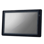 9.0" 1024 x 600 300nits  Panel PCs DMP Vortex86EX 933MHz, 1GB DDR3 Memory on board, +5VDC, IP65 standard front panel, waterproof and dustproof, and wide operating temperature range from -20C to 60C (-4F to 140F) 110/220V external power adapter.  CF Card Support, support Linux, Win CE, Win XP, Win 7, Windows Embedded Standard