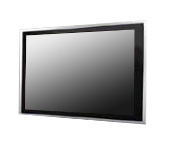 Zero Bezel Panel Mount, 10.1" LCD Monitor 1024 x 600, High Brightness LED 1000 nits, VGA input w/ PCAP Touch (Model: EZPMW1010HB-PCAP)
