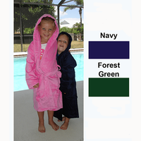 Kids Velour Terry Hooded Coverups