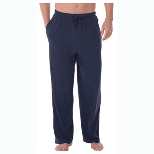 Mens 100 cotton knit sleep pants