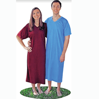 Summer Vneck Cotton Nightshirt 55 inch