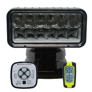 ACR RCL-200 Black Wireless LED Searchlight with URP-103 Wired Point Pad & URH-103 Wireless Handheld Remote 1966