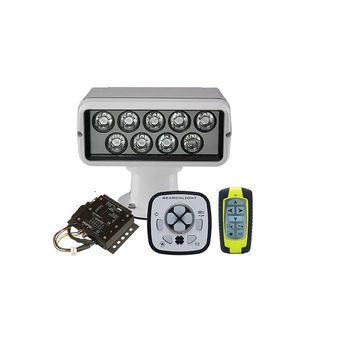 ACR RCL100 LED Searchlight Wired and Wireless Controls White Housing 12/24vDC, 1976