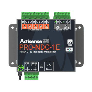 Actisense PRO NMEA 0183 Multiplexer - 5 Inputs & 2 ISO-Drive Outputs, Ethernet & Serial Connections, PRO-NDC-1E