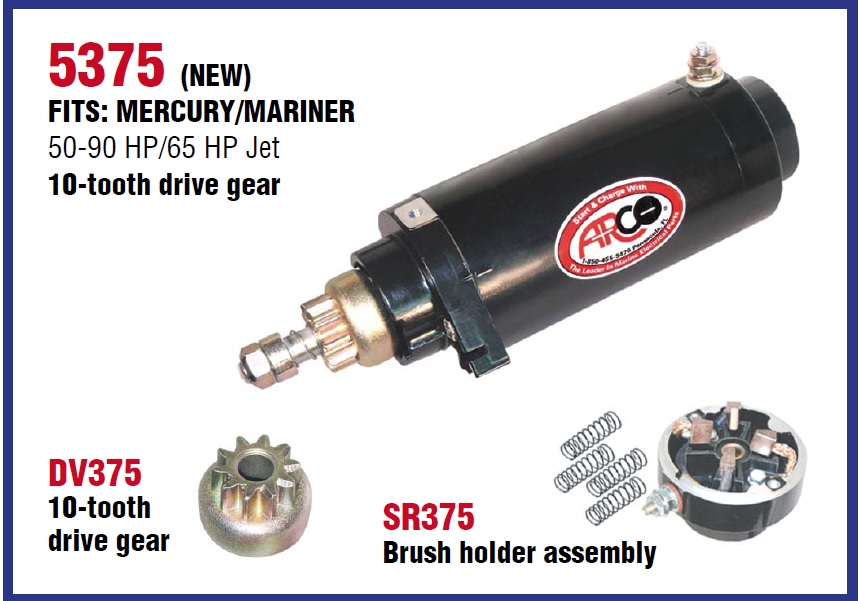 ARCO Starter for Mercury/Mariner 5090 HP 5375