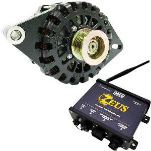 ARCO Zeus 24V 4kW Low Turn On (LTO) 1"-2" Single Foot Alternator with Isolated Ground & Zeus High-Energy Alternator Regulator 4405-AZ1000