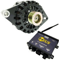 ARCO Zeus 24V 4kW Low Turn On (LTO) 1"-2" Single Foot Alternator with Isolated Ground & Zeus High-Energy Alternator Regulator 4405-AZ1000