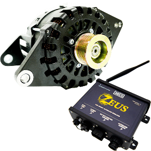 ARCO Zeus 24V 4kW Low Turn On (LTO) 3.15 Alternator with Isolated Ground (Common Rail) & Zeus High-Energy Alternator Regulator 4402-AZ1000