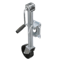 Attwood Fold-Up Trailer Jack - 1000 lb Capacity - Single Wheel 11127-4