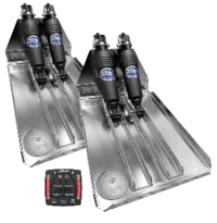 Bennett Marine BOLT 14x23 Dual Electric Trim Tab System with One Box Indication Unit