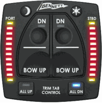 Bennett Marine Electric Dual-Station Helm Control OBI9000E-DS